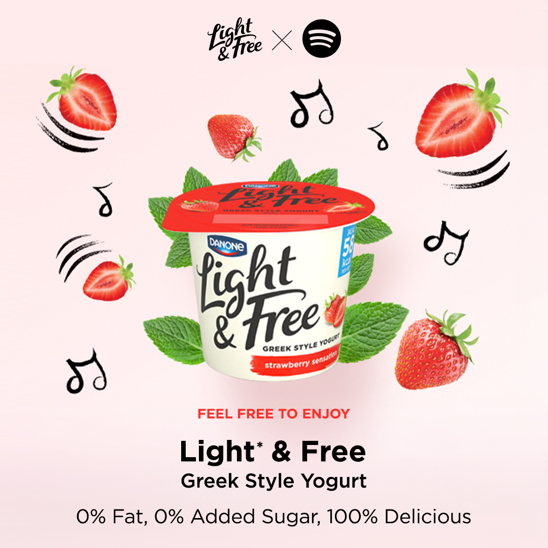 Danone: Light & Free x Spotify